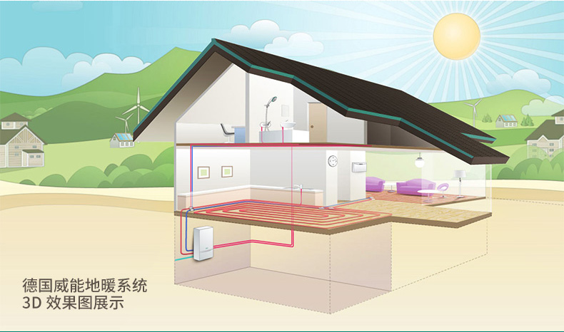 德國威能地暖采暖，長沙地暖，地板采暖，全屋采暖